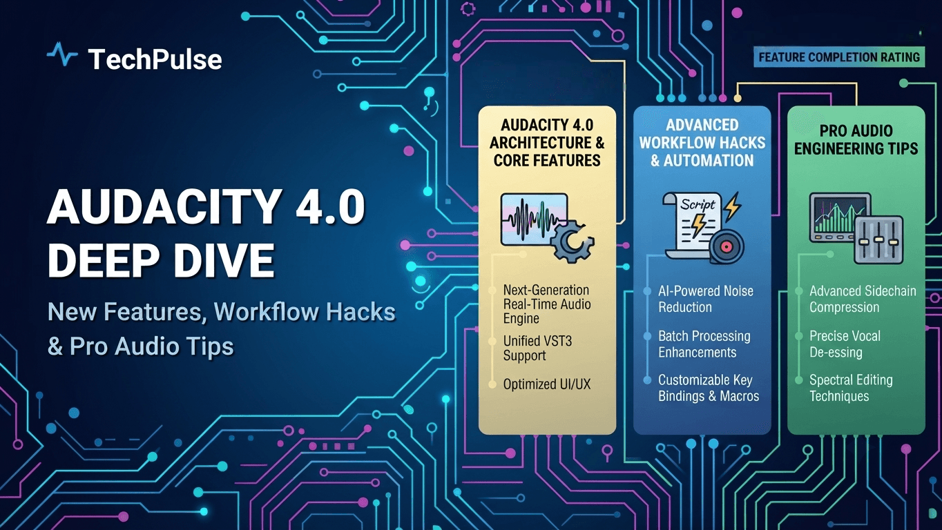 Audacity 4.0 Deep Dive: New Features, Workflow Hacks & Pro Audio Tips