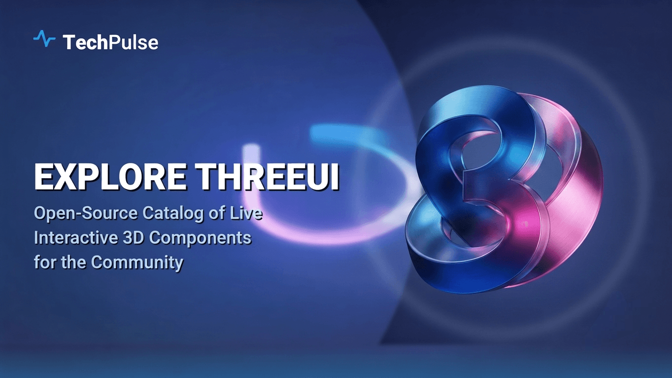 Explore ThreeUI: Open-Source Catalog of Live Interactive 3D Components for the Community
