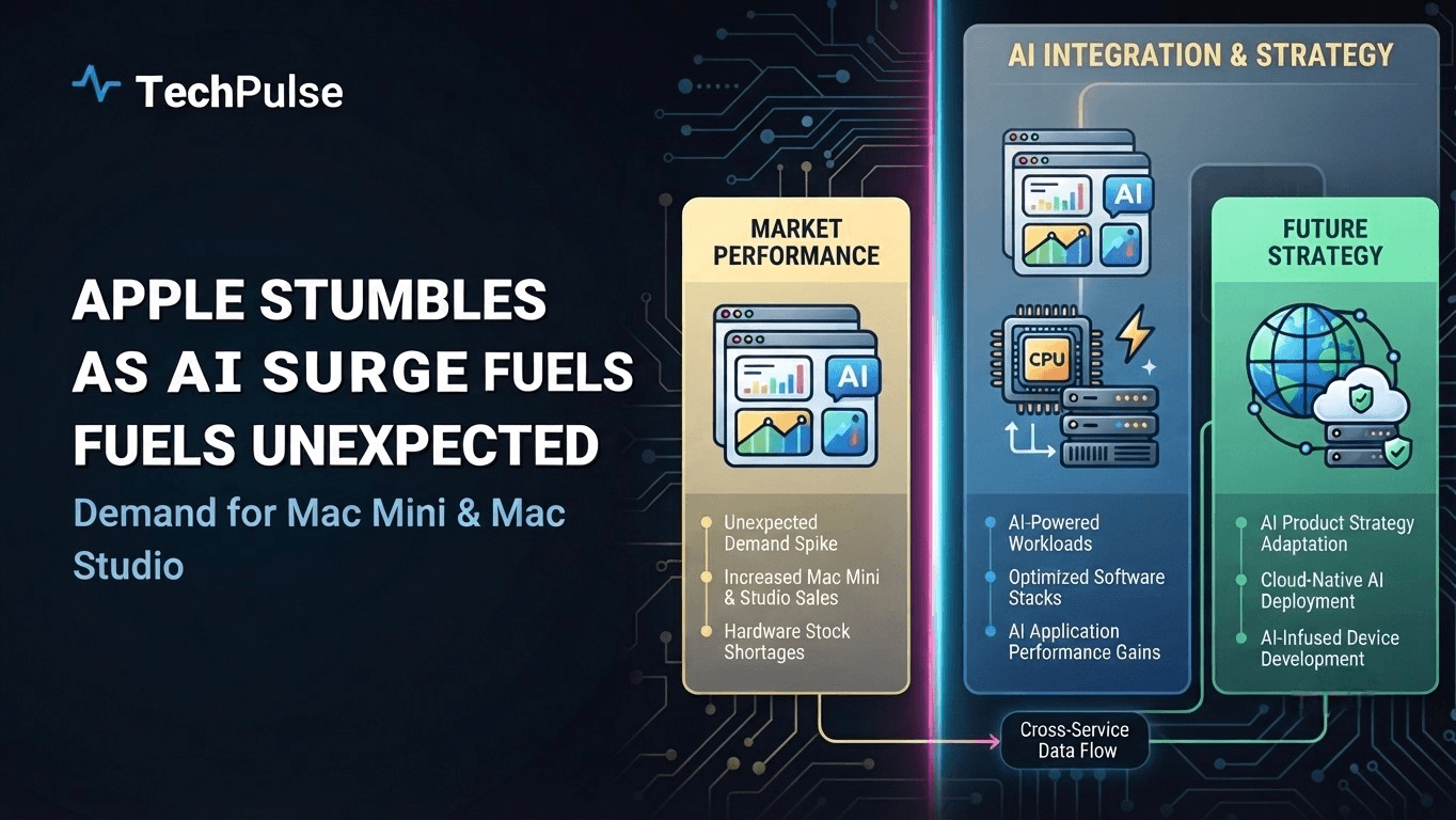 Apple Stumbles as AI Surge Fuels Unexpected Demand for Mac Mini & Mac Studio