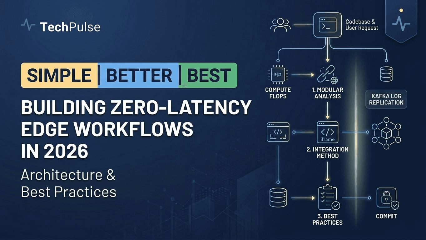Building Zero‑Latency Edge Workflows in 2026: Architecture & Best Practices