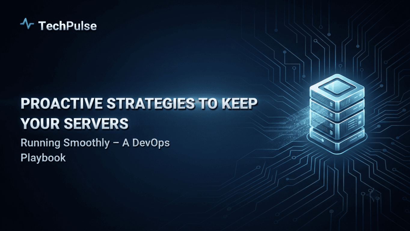 Proactive Strategies to Keep Your Servers Running Smoothly – A DevOps Playbook
