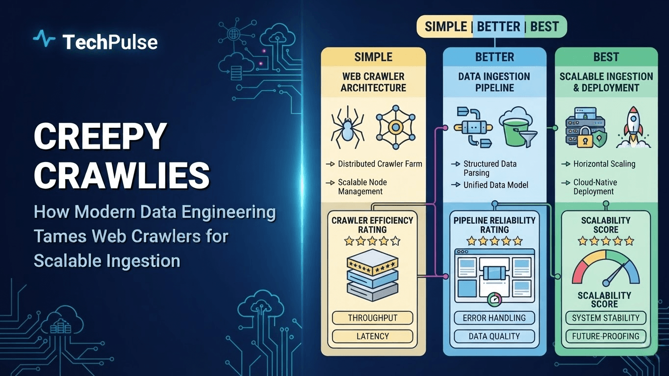 Creepy Crawlies: How Modern Data Engineering Tames Web Crawlers for Scalable Ingestion