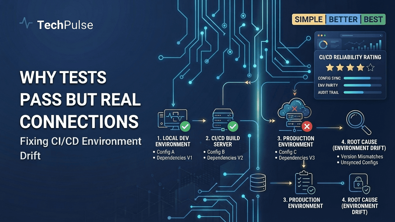 Why Tests Pass but Real Connections Fail: Fixing CI/CD Environment Drift