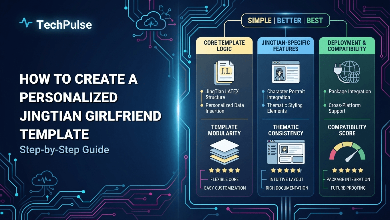 How to Create a Personalized Jingtian Girlfriend LaTeX Template: Step‑by‑Step Guide