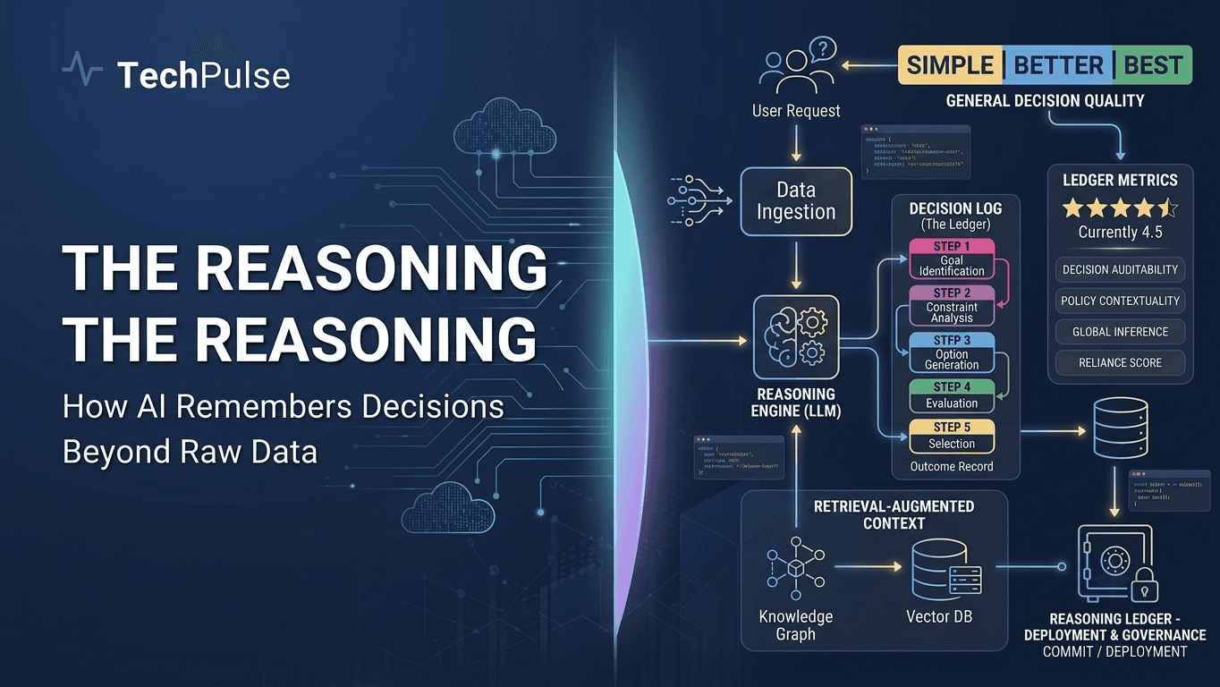 The Reasoning Ledger: How AI Remembers Decisions Beyond Raw Data
