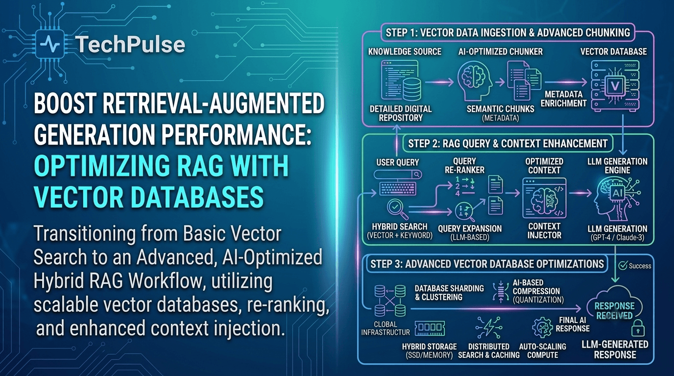 Boost Retrieval‑Augmented Generation Performance: Optimizing RAG with Vector Databases