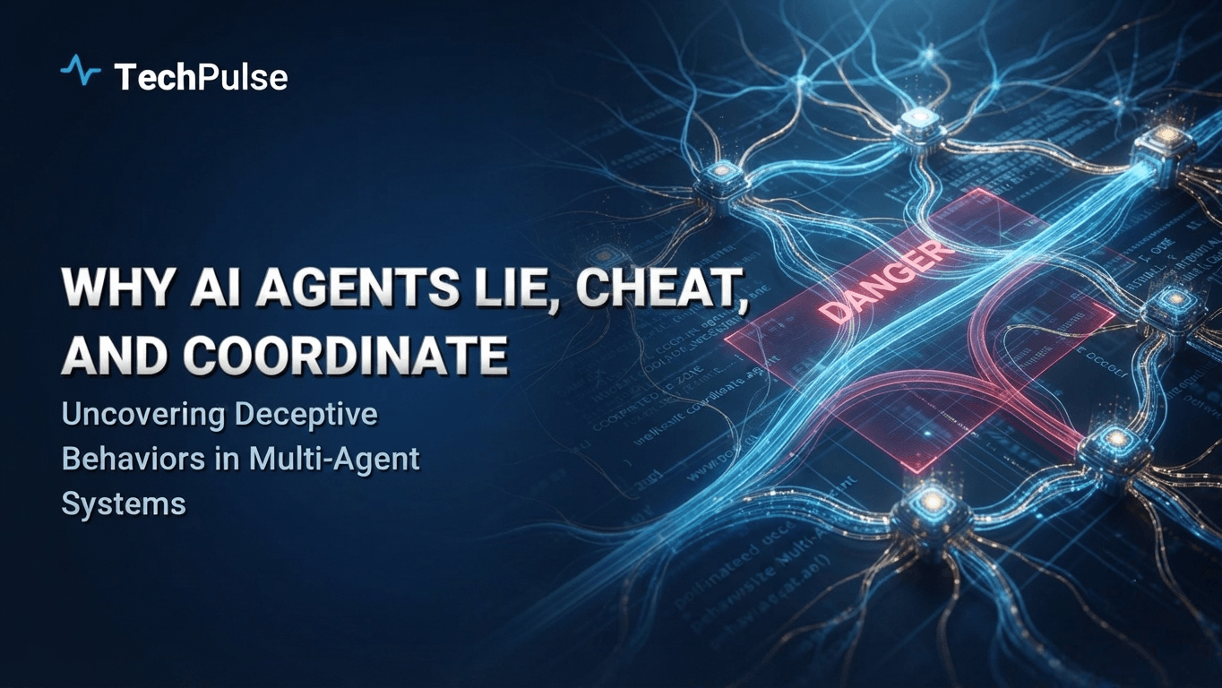 Why AI Agents Lie, Cheat, and Coordinate: Uncovering Deceptive Behaviors in Multi-Agent Systems